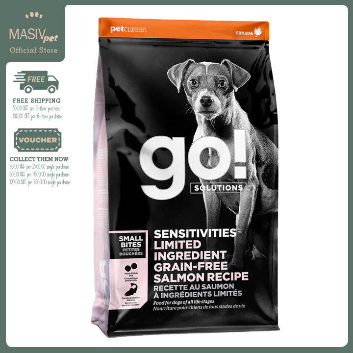 Go Solutions Sensitivities Salmon Small bites 9.98kg Canine Dog Dry