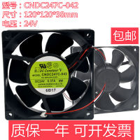 เครื่องแปลงเซอร์โว CNDC247C-042 24V 0.37A 9W 12038 12Cm Fanl3zm5f คอมพิวเตอร์