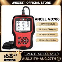 Ancel VD700 OBD2 Code Reader All System Scan Airbag ABS Oil EPB Reset OBD Auto Tools For VW For Audi Car Diagnostic Tool