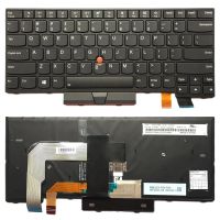 คีย์บอร์ดเวอร์ชั่น US พร้อมไฟหลังสำหรับ Lenovo Thinkpad T470 T480 A475 A485