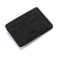 【CW】▼◄  Small Flap Wallets Ultra Thin Men Male Leather Coin Purse Credit Bank Card Holder