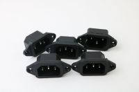 ✾☒ 5 Pcs 3P IEC 320 C14 Male Plug Panel Power Inlet Sockets Connectors AC 250V 10A