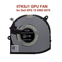 CPU การระบายความร้อน GPU พัดลมสำหรับเดล XPS 15 9560 9570แม่นยำ7590 M5520 M5530 M5400คูลเลอร์หม้อน้ำ0TK9J1 TK9J1 0F01PX DC28000IPF0Jiachuan