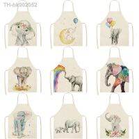 ☎✒﹉ Creative elephant pattern House cleaning Apron for children customizable apron Child apron aprons for women Woman kitchen apron