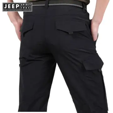 Black Cargo Pants for Women Sweatpants Polyester and Cottonwear