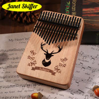 Kalimba Thumb Piano 17 Keys, Portable Mbira Finger Piano Gifts For Kids And s Beginners With Tuning Hammer Learning Books