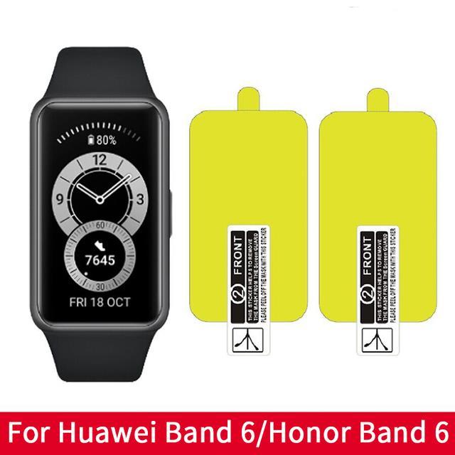 2pcs-soft-tpu-hd-clear-protective-film-for-huawei-band-6-hornor-band-6-smart-watch-screen-protector-not-tempered-glass