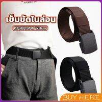 BUY HERE เข็มขัดหัวพลาสติก ความยาว 120 cm สายไนล่อน ไม่ต้องเจาะรู เเข็มขัดแฟชั่น belt