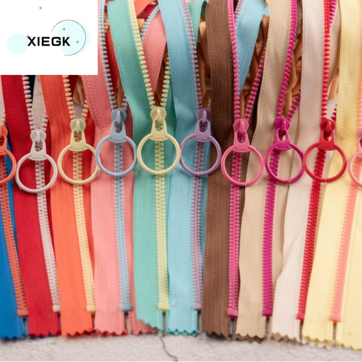 xiegk-ทนทานต่อการใช้งาน-สีสันสดใส-พร้อมแหวนดึง-สำหรับเย็บกระเป๋า-กระเป๋าเงินกระเป๋าสตางค์-ดีไอวาย-ซิปห่วงดึง-หัวเลื่อน-อุปกรณ์เสริมผ้า-ซิปรูดซิป