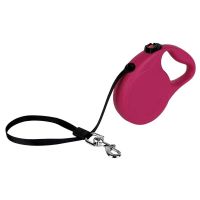 KONG Retractable Trail Dog Leash, 16 ft Strong Nylon Tape, 360° Tangle-Free Walking Leash with Anti-Slip Handle