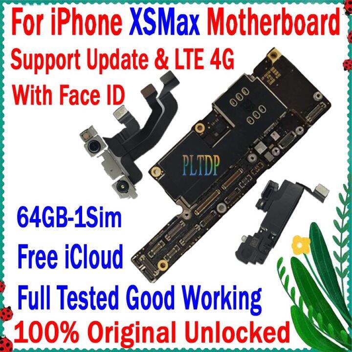 Free Shipping Mainboard For X XR XS MAX Motherboard Clean Icloud