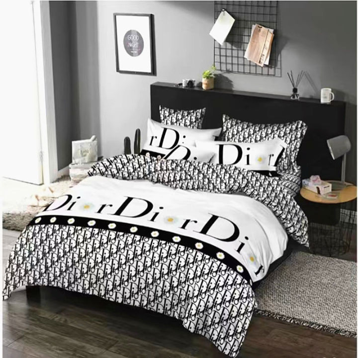 NEW 4in1 Premium 100% US Cottton Bedsheet Set YAYAMANIN Design LV Inspired  2pcs Pillow Case 1pc Fitted Sheet 1pc Garterized Bedsheet Queen and King  Size SALE / LOWEST PRICE / FREE SHIPPING
