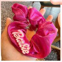 LULU แฟชั่นสำหรับผู้หญิง ตุ๊กตาบาร์บี้ scrunchie สีทึบทึบ อีลาสติก เชือกมัดผม ของใหม่ หางม้าหางม้า ยางรัดผม สำหรับผู้หญิง