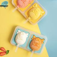 UNQCSA ซิลิโคน การ3D เจลลี่ Bakeware ตู้แช่แข็งขนมหวาน มูส แม่พิมพ์ไอติม เครื่องทำน้ำแข็งป๊อป เครื่องมือไอศครีม ก้อนน้ำแข็งป๊อป