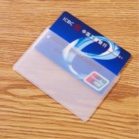 PVC Waterproof Card Cover Case To Protect Credit Cards Porte Carte Bank Id Card Sleeve