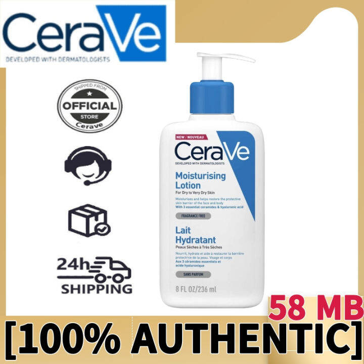 [100% Sahih]] CeraVe pelembap losyen, bebas minyak, hypoallergenic ...