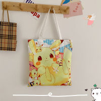 Tintinfashion ?พร้อมส่ง? กระเป๋าผ้า ?TOTEBAG? ผ้าแคนวาส กระเป๋าผ้าลายสุดน่ารัก ใส่ของได้เยอะ กระเป๋าสะพาย กระเป๋าผู้หญิง