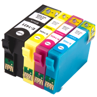 4 Pack 143 Ink for EPSON Full Set Compatible for T1431 T1432 T1433 T1434 Black Cyan Magenta Yellow Print Cartridge for ME OFFICE 82 82WD 900 900WD 940FW 960 960FWD; WorkForce WF-3011 WF3011 WF-3521 WF3521 WF-7011 WF7011 WF-7511 WF7511