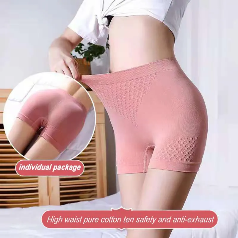 Women's Panties High Waist Body Shaper Slimming Butt Lifter Shapewear Tummy  Control Safety Short Pants Solid Color Underwear