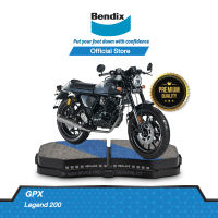 Bendix ผ้าเบรค GPX Legend 200 ดิสเบรคหน้า+ดิสเบรคหลัง (MD2,MD9,MD29)