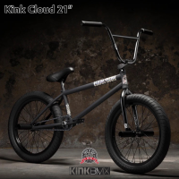 จักรยานBMX 21นิ้ว bmx Kink Cloud 21" - Matte Iridescent Black