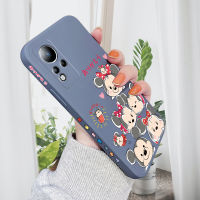 Case4you สำหรับ Infinix Note 12 G88 Infinix Note 12 G96การ์ตูนดีไซน์น่ารักรูปแบบขอบซิลิโคนปกป้องกล้องแบบเต็ม