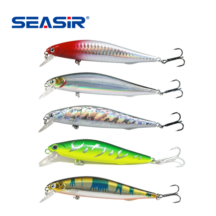 Seasir Minnow Fishing lure Meteor Long Throw Bait Slow Sinking Gravity ...