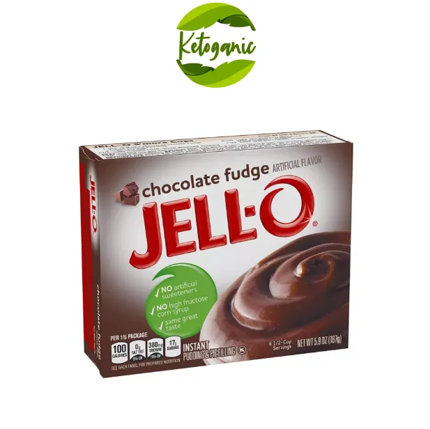 JellO Chocolate Fudge Flavor Instant Pudding & Pie Filling 167g