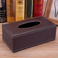 Original High-end creative tissue box can be customized logo Nordic napkin box black hotel restaurant KTV pumping paper box face paper box