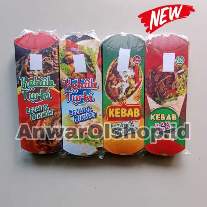 Cod 100 Lembar Kertas Kebab Kemasan Kebabwadah Kebabpembungkus Kebab Terlaris Lazada Indonesia 0667