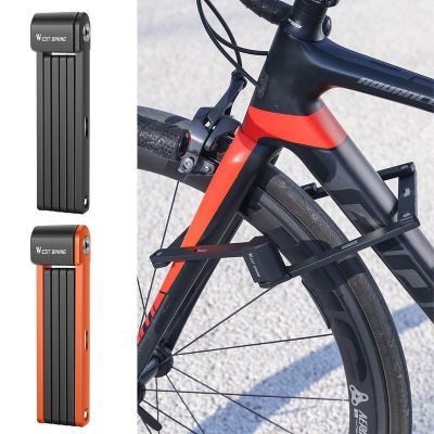 ☾❁ Bike Folding Lock Heavy Duty Anti Theft Bicycle Locks Heavy Duty Foldable Lock with Keys Holder for Ebike Bike Scooter Bicycle