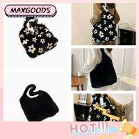 MAXG หลายสี กระเป๋าผ้ากำมะหยี่ นุ่มนุ่มๆ ของขวัญสำหรับเด็ก กระเป๋าสำหรับผู้หญิง แฟชั่นสำหรับผู้หญิง ไหล่ข้างหนึ่ง กระเป๋าหน้าหนาว ทำงานได้อย่างยอดเยี่ยม