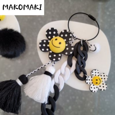[Makomaki] อุปกรณ์เสริมกระเป๋า Charm_Bag_Cute_Sunflower