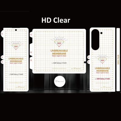 Oleophobic Hydrogel Soft Thin Film For Samsung Galaxy Z Fold5 Fold 5 Screen Protector Protective Guard Transparent Clear