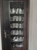 24 Pocket Hanging Storage Bag Door Holder Shoes Storage Holder Organizing Bag with Hooks Space Saver Home Storage Organizer YCXZ