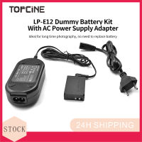 ACK-E12 AC Power Adapter LP-E12 DR-E12 DC Coupler Dummy แบตเตอรี่ชุดสำหรับ Canon EOS M50 Mark II, EOS M50 M100 M200 M M2 M10, Kiss M, Kiss M2กล้อง