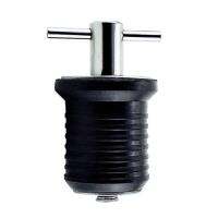 Rubber Yacht Hull Twist Drain Plug Turn-Tite Plug T-handle Design Fit 1inch Holes