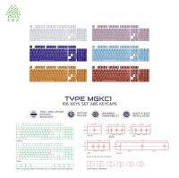 คีย์แคป ไฟทะลุ ไทย-อังกฤษ EGA TYPE MGKC1 Keycaps 106 ปุ่ม มี 6 สี ★★ส่งไว