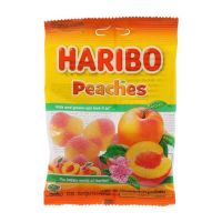 ฮาริโบ เยลลี่รสพีช Haribo Pfirsiche Peach Gummy 80g.