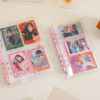 Kpop Binder Photocard Holder Transparent Loose Leaf Binders 3-inch Photo Album Collect Book Cover Notebook Journal Stationery  Photo Albums