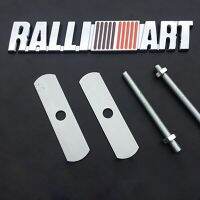 สติกเกอร์ตะแกรงหน้าหม้อรถยนต์ติดรถยนต์3D RALLIART สำหรับมิตซูบิชิแลนเซอร์เอเอสเอ็กซ์10 Pajero Outlander L200 EVO ป้าย Galant Styling