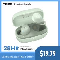 【Audio player] TOZO หูฟังเอียร์บัด A1หูฟังไร้สายบลูทูธขนาดเล็ก5.3ระบบสัมผัสอัจฉริยะพร้อมไมโครโฟน AAC เสียงสมจริงสำหรับ IPhon14