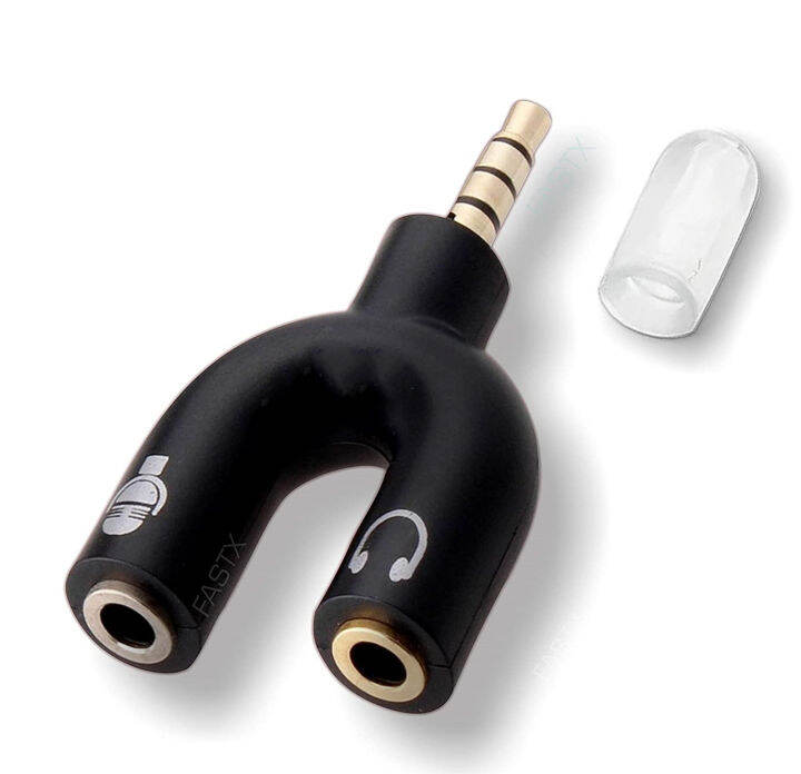 【Ready Stock】3.5mm Audio Jack to Headphone Microphone Splitter