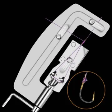 Line Tying Automatic Fishing Hooks Line Tier Machine Fish Hook Line Knotter