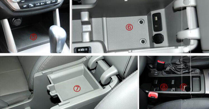 รถประตู-groove-mat-car-gate-slot-pad-ถ้วย-armrest-storage-pad-สำหรับ-subaru-forester-2009-2010-2011-2012