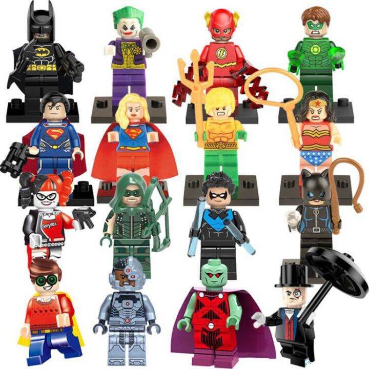 Avengers Minifigures Building Block Toys Children Marvel Plastics ...