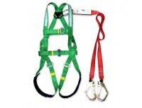 เข็มขัดเซฟตี้แบบเต็มตัว รุ่น FH797 YAMADA Full Body Harness with double webbing lanyard+absorber FH797 YAMADA