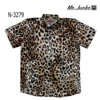 ?ส่งฟรี?เสื้อเชิ้ตชาย Mr-Junko ผ้านิ่มใส่สบายไม่ร้อน งานคุณภาพ พรีเมี่ยม ลายผ้าด้านหน้าต่อกัน N-3279