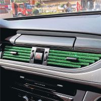 1Pc 20cm Car Air Conditioner Outlet Moulding Trim Strips Interior Styling Accessories