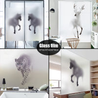 Nordic Style Frosted Privacy Window Film Stained Glass Film Vinyl Window Glass Stickers Shower Bathroom Door Film